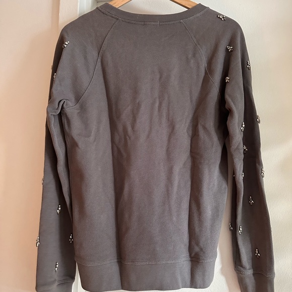 J Crew Embellished Gray Sweater - Picture 5 of 5